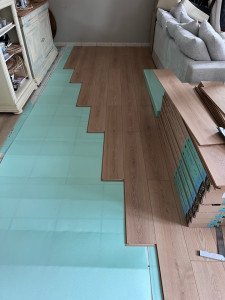 Photo de galerie - Pose de parquet - Revêtement de sol