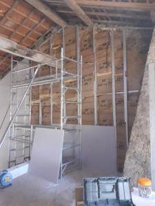 Photo de galerie - Plâtrerie - Murs - Plafonds