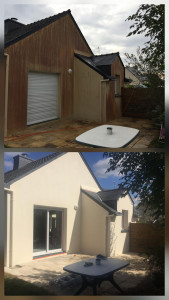 Photo de galerie - Nettoyage et remise en état des façades d’une maison.
Élimination des salissures et traces liées aux intempéries et à l’humidité. Un nettoyage complet qui redonne immédiatement un aspect propre et lumineux à l’habitation.
PROVIA HABITAT