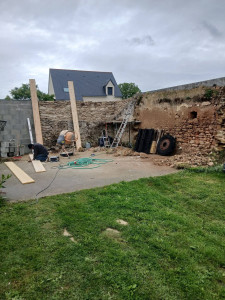 Photo de galerie - Renovation d'un mur 