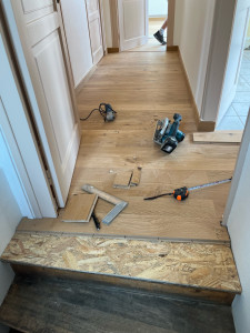 Photo de galerie - Pose de parquet stratifié