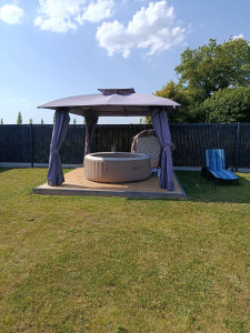 Photo de galerie - Creation terrasse pour SPA 