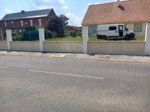 Photo de galerie - Réalisation d’un enduit gratter