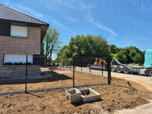 Photo de galerie - Clôture et terrassement