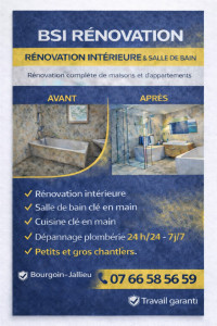 Photo de galerie - Voici le flyer de la société bsi rénovation