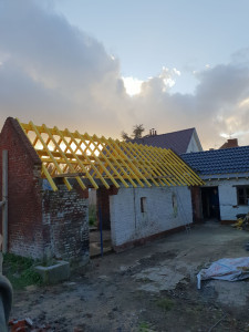 Photo de galerie - Fabrication de charpente et la pose