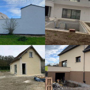 Photo de galerie - Façade de peinture maçon 