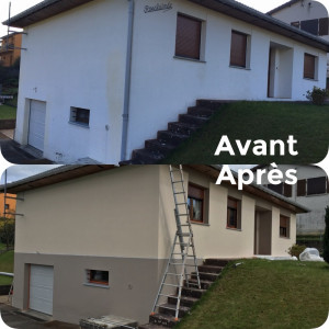 Photo de galerie - Réalisation d’un ravalement en peinture zolpan