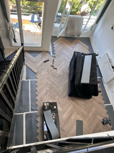 Photo de galerie - Pose de parquet flottant 