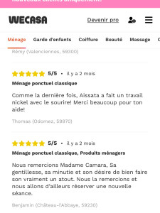 Photo de galerie - Ménage