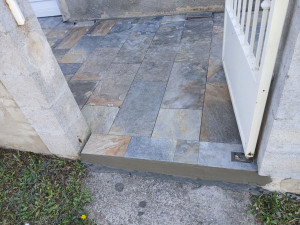 Photo de galerie - Terrasse août 2024
carrelage imitation bali 
