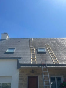 Photo de galerie - Nettoyage de toiture 