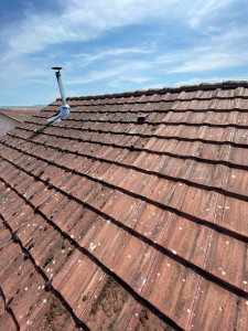 Photo de galerie - Nettoyage entretien de toitures (traitement) préventif curatif