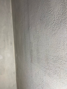 Photo de galerie - Avant rénovation : murs brut, creux et bosses