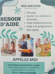 Photo de galerie - Besoin d'aide !!  Je vous propose mes services en contrat CESU .Ménage - repassage- aide à la préparation des repas- Garde d'enfants à votre domicile.