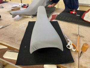Photo de galerie - Réalisation d’une selle mono-plan mono-piece