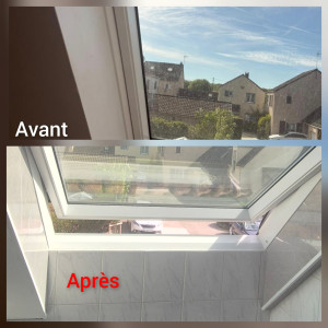 Photo de galerie - Pose d'un revêtement dumawall mural synthétique 