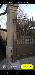 Photo de galerie - Rénovation portail ancien 