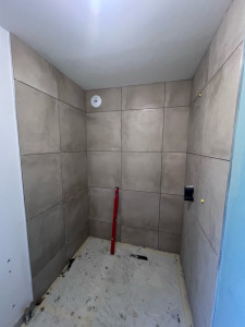 Photo de galerie - Rénovation douche à l’italienne avec mitigeur encastrable 