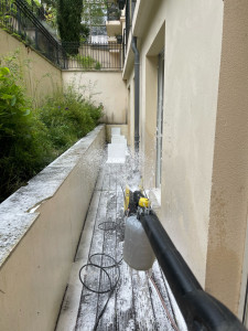 Photo de galerie - Nettoyage, terrasse en bois