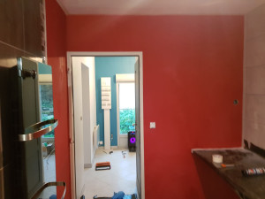 Photo de galerie - Réalisation d'un tadelack 