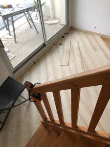 Photo de galerie - Pose de parquet - Revêtement de sol
