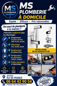 Photo de galerie - Réalisation de travaux de plomberie et de petits travaux de bricolage à domicile : remplacement de robinetterie et de joints silicone, débouchage d’évier, lavabo et douche, remplacement de mécanisme de chasse d’eau, installation de kit douchette WC, monta