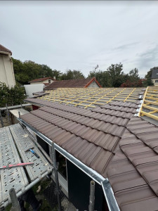 Photo de galerie - Rénovation d’une toiture complète 