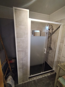 Photo de galerie - Réalisation d'une salle d'eau 
