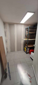 Photo de galerie - Création d' une cloison pour séparer une pièce en deux