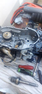 Photo de galerie - Réparation yamaha piwi 50 ,probleme moteur 
