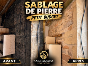 Photo de galerie - Sablage , remise en état de la pierre 
