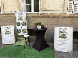 Photo de galerie - Notre stand sur les marchés de la région