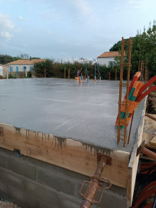 Photo de galerie - Coulage de dalle 
