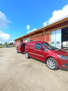 Photo de galerie - Création d’une remorque sur base châssis de wolksvagen caddy 