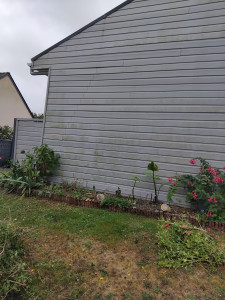 Photo de galerie - Nettoyage  pignon  bardage 
