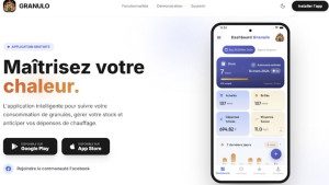 Photo de galerie - Création d'une application mobile Granulo, permettant de suivre sa consommation de granulés (Poêle à pellet) 