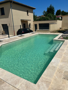 Photo de galerie - Finition piscine ,Mise en eau 