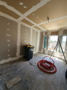 Photo de galerie - Isolation intérieur plus doublage cloison pour ce viel immeuble 