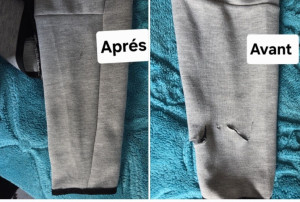 Photo de galerie - Trous et déchirures réparés comme neufs