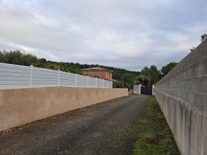 Photo de galerie - Nouveau revêtement pour ses murs,crepi ecraser 