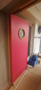 Photo de galerie - Peinture porte apres