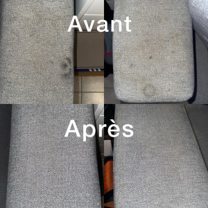 Photo de galerie - Avant / Après Canapé 