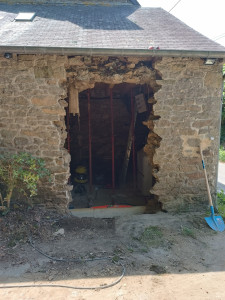 Photo de galerie - Réalisation d'une ouverture.