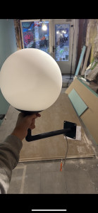 Photo de galerie - Fabrication et assemblage d’une applique murale 