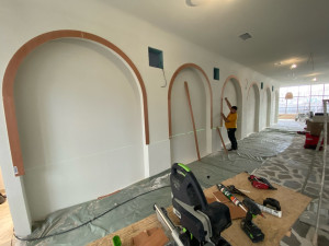 Photo de galerie - Habillage réalise sur Colombe