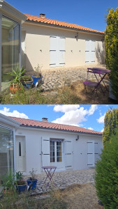 Photo de galerie - Peinture sur façade 