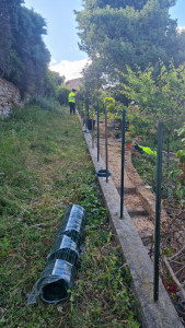 Photo de galerie - Pose de grillage souple 