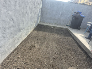 Photo de galerie - Terrain retourner 