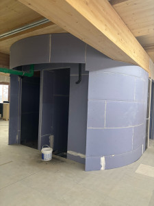 Photo de galerie - Cloison en placo 